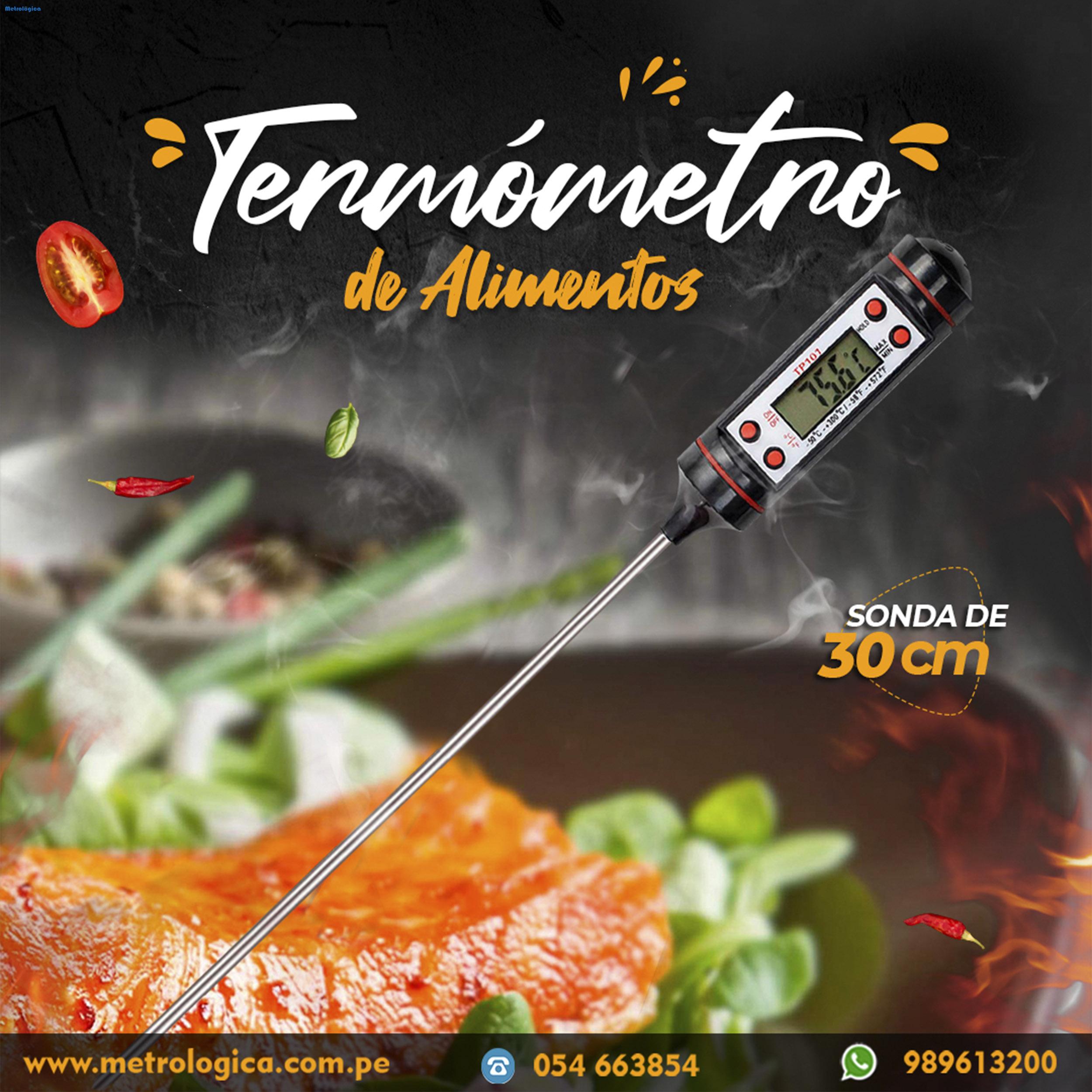 Termometro punzon para alimentos y | Cremoladeras, Refresqueras, Topografia, Laboratorio, Alimentaria, Balanzas, Maquina de Kebab, Tamices